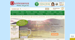 Desktop Screenshot of natuerlich-quintessence.de